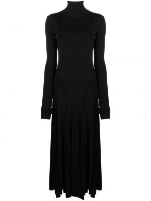 Плисирана макси рокля Quira черно