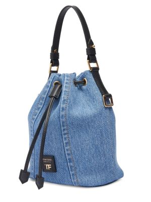 Чанта за ръка Tom Ford синьо