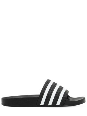 Pruhované sandále Adidas Originals čierna