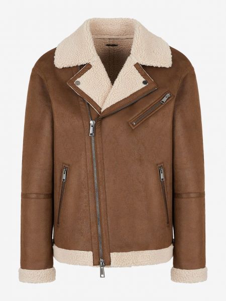Пальто Armani Exchange коричневе