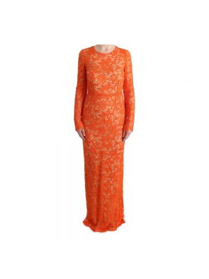 Sukienka długa w kwiatki Dolce & Gabbana Pre-owned