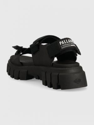Sandale cu platformă Palladium negru