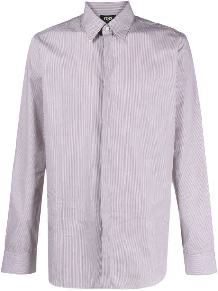 Pruhovaná bavlnená košeľa Fendi