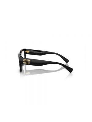 Gafas transparentes elegantes Miu Miu negro