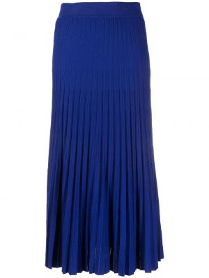 Plisované midi sukně P.a.r.o.s.h. modré