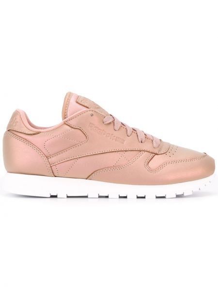 Bőr sneakers Reebok Classic Leather rózsaszín