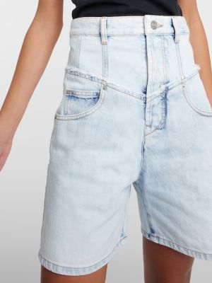 Kratke jeans hlače z visokim pasom Isabel Marant