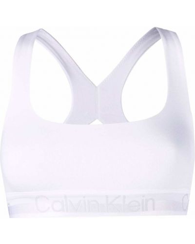 Bralette melltartó nyomtatás Calvin Klein fehér