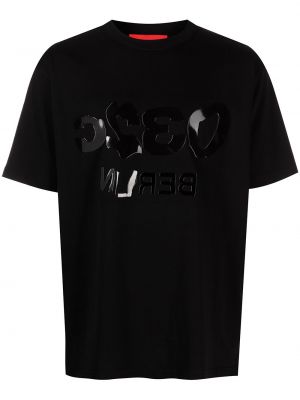 T-shirt aus baumwoll 032c schwarz