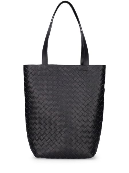 Τσάντα shopper Bottega Veneta μαύρο