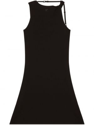 Sukienka z dżerseju Courreges czarna