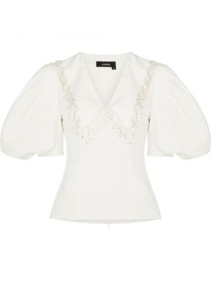 Блуза с кристали Anouki бяло
