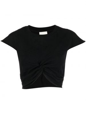 T-shirt avec manches courtes Isabel Marant noir