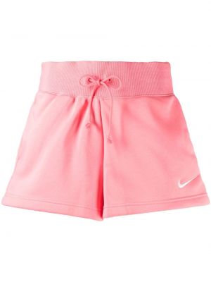 Pantaloni scurți din bumbac Nike roz