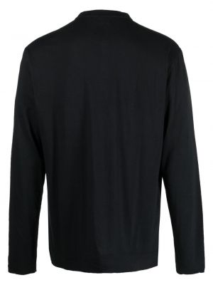 Marškinėliai su sagomis Massimo Alba juoda