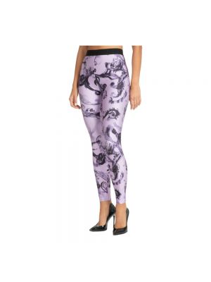 Abstrakter leggings Versace Jeans Couture lila