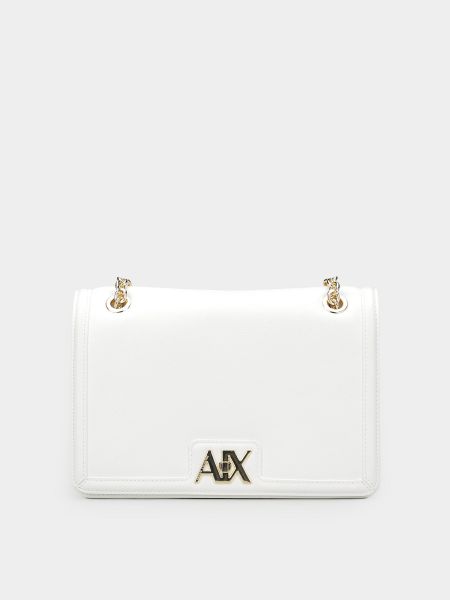 Біла сумка Armani Exchange