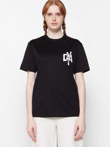 Koszulka z nadrukiem Duvetica czarna