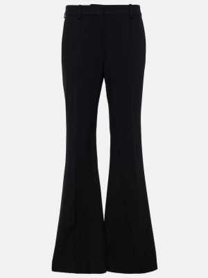 Rovné kalhoty s vysokým pasem Nina Ricci černé