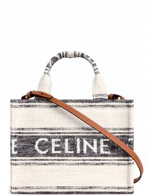 Сумка шоппер Céline белая