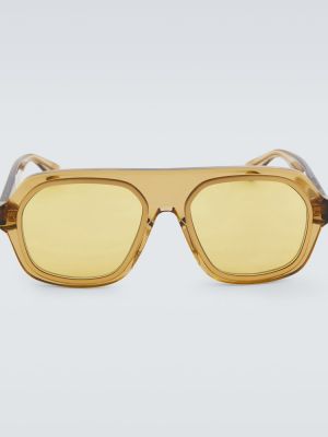 Слънчеви очила Bottega Veneta жълто