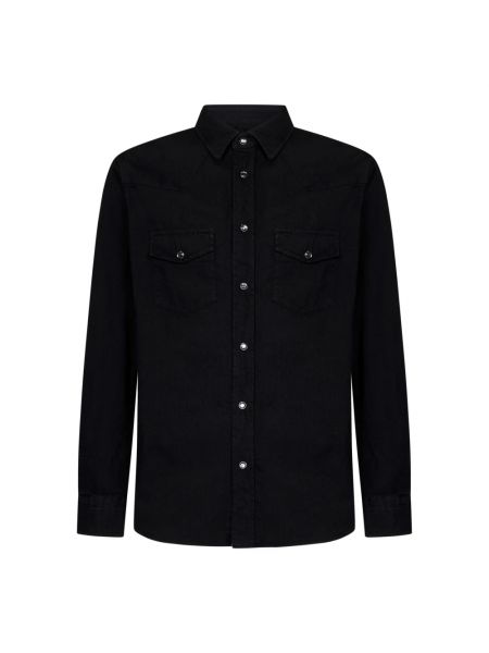 Koszula jeansowa Tom Ford czarna