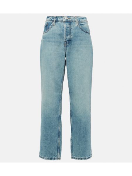 Modré straight fit džíny Frame