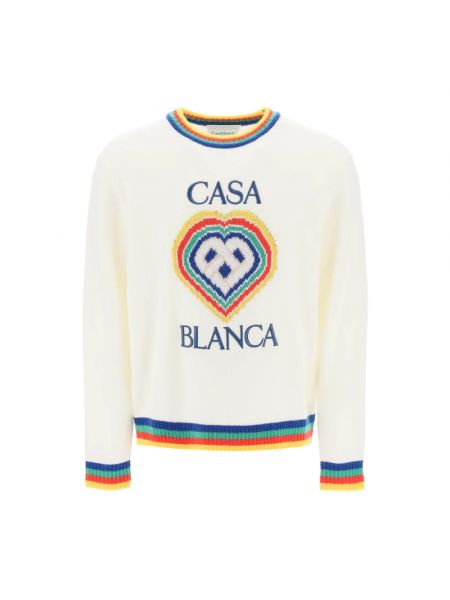 Biały sweter Casablanca