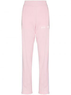 Ριγέ αθλητικό παντελόνι Palm Angels ροζ