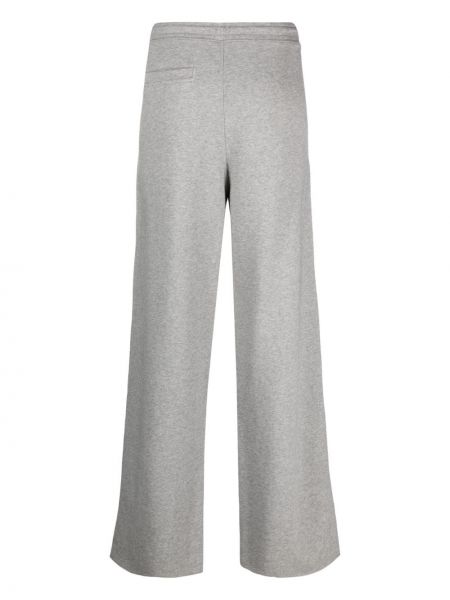 Pantaloni tuta di cotone Ganni grigio