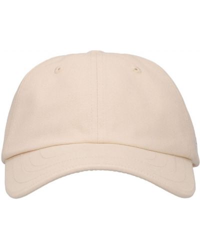 Gorra de algodón Jacquemus blanco