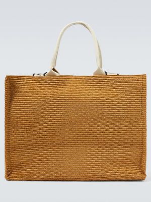 Shopper large Marni marron