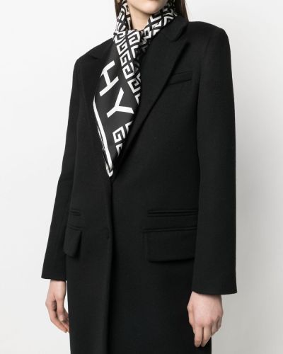 Foulard en soie à imprimé Givenchy noir