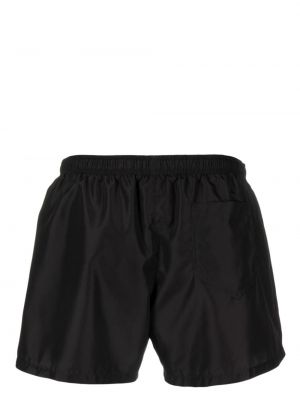 Shorts mit print Moschino schwarz