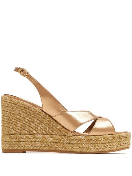 Espadrile s punim potplatom Stuart Weitzman zlatna