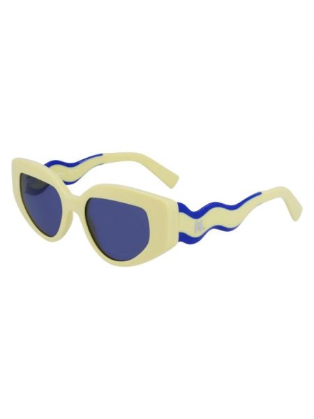 Okulary przeciwsłoneczne Karl Lagerfeld żółte