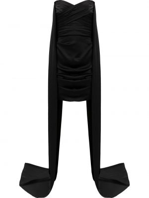Βραδινό φόρεμα ντραπέ Alex Perry μαύρο