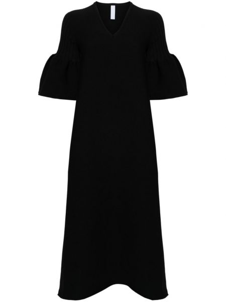 Pletené midi šaty Cfcl černé