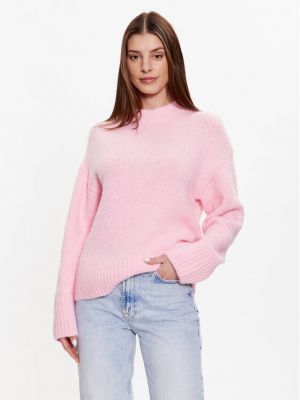Пуловер Gina Tricot розово