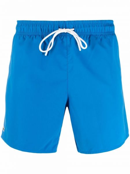 Для плавания шорты с заплатками Lacoste, синие