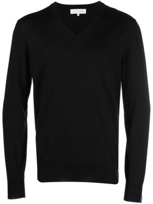 Džemper s v-izrezom Mackintosh crna