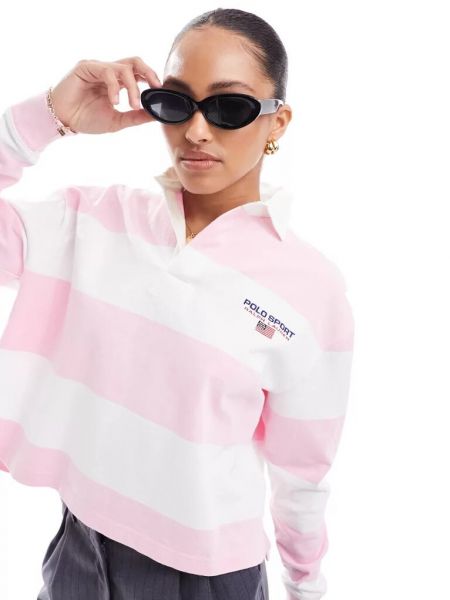 Спортивное поло Polo Ralph Lauren розовое