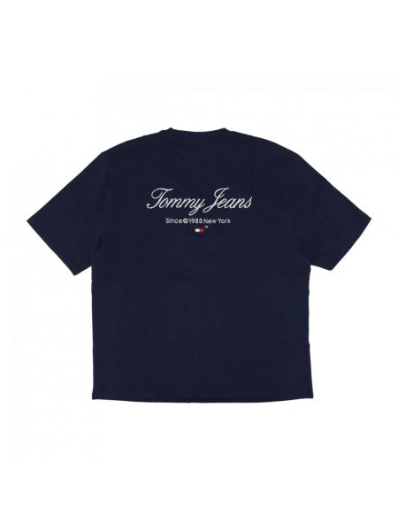 Koszulka oversize Tommy Hilfiger niebieska