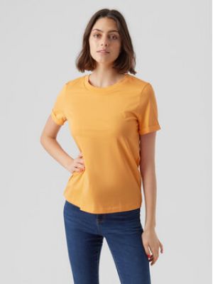 T-Shirt Vero Moda - Pomarańczowy