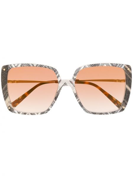 Gafas de sol con estampado con estampado abstracto oversized Missoni Eyewear gris