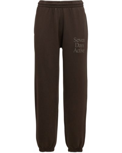 Pantaloni 7 Days Active - Maro