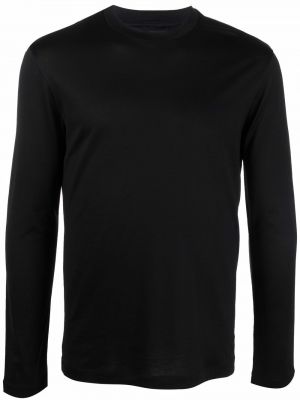 Sweatshirt mit rundhalsausschnitt Emporio Armani schwarz