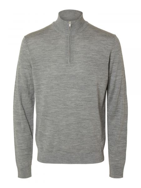 Pullover Selected Homme grå