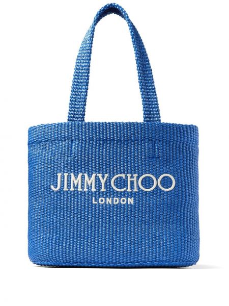 Plážová taška s výšivkou Jimmy Choo