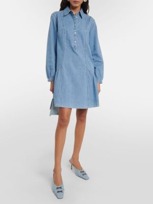 Mini robe Veronica Beard bleu